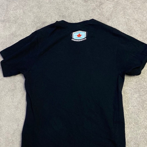 Authentic Conquer Covid-19 Shirt - Picture 3 of 4